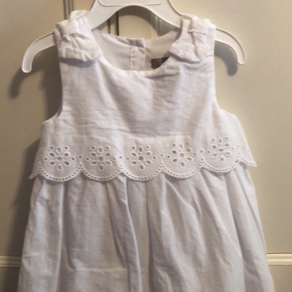 18 Month Tahari Baby white Easter/Baptism dress